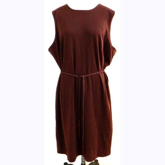 Spiegel brown tasseled tie dress - Picture 1 of 4